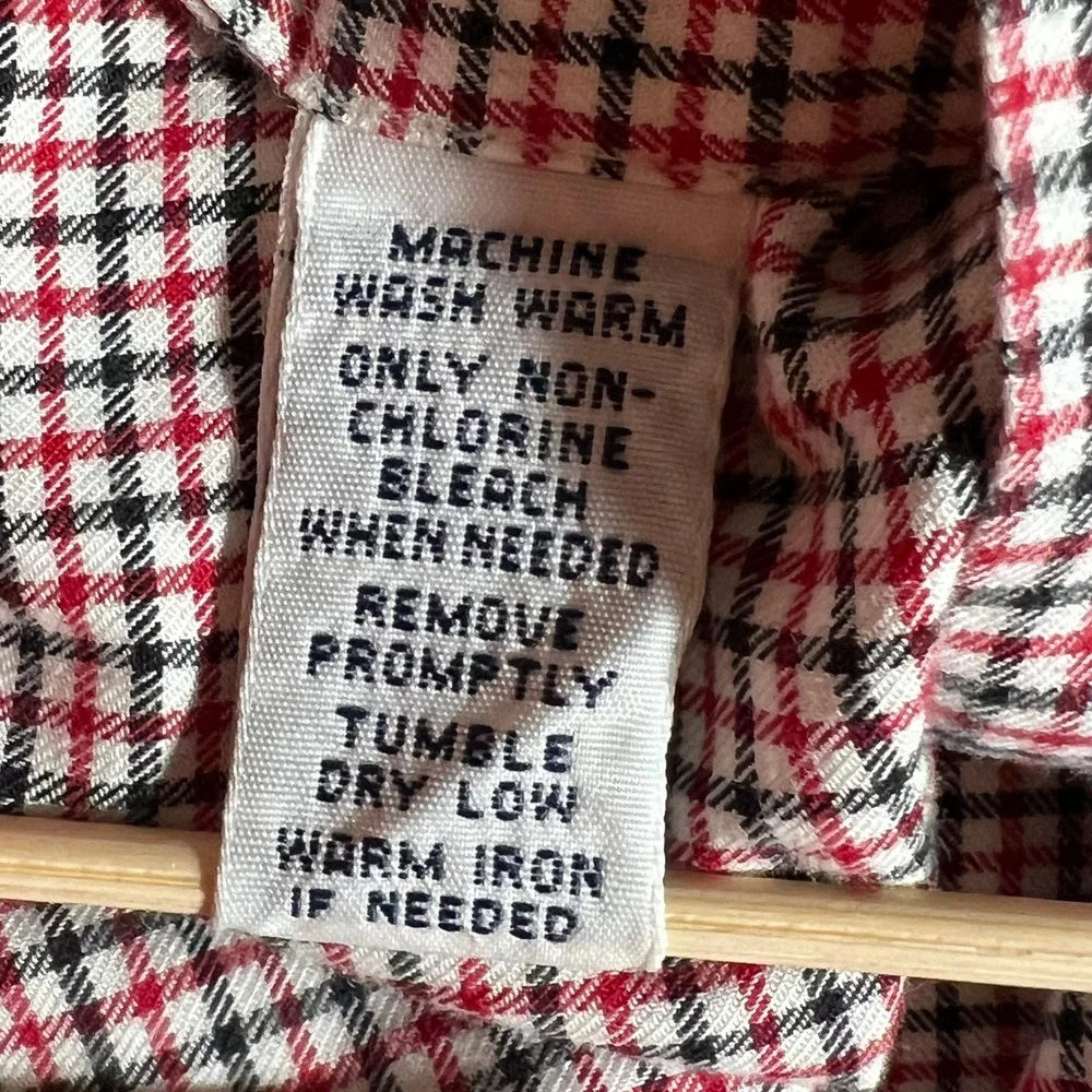 Polo Ralph Lauren Mens Classic Fit Red Plaid Check‎ Button Down Shirt 15.5 32/33